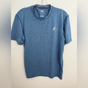 Adidas Men's Heather Blue ClimaLite Tee
